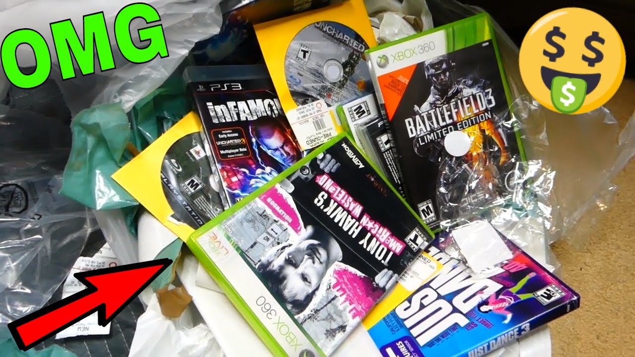 MEGA HAUL! Gamestop Dumpster Dive Night #616