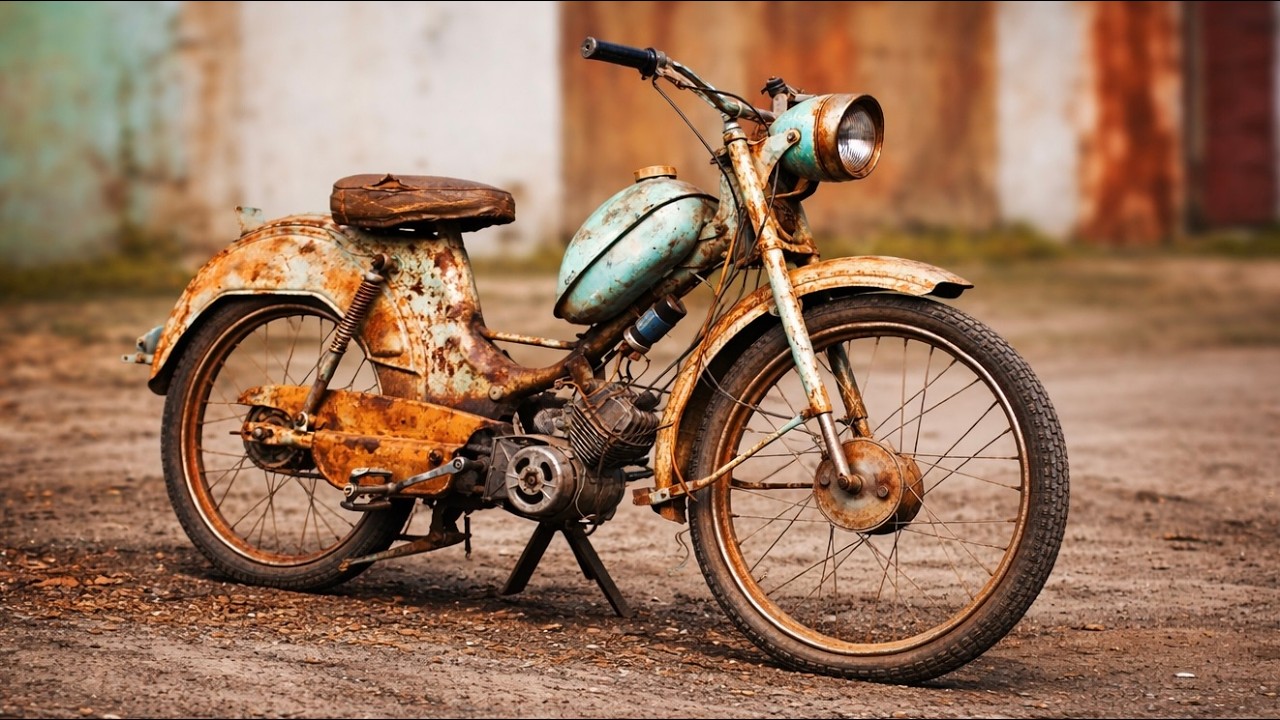 I Turned a Dead Moped Into This