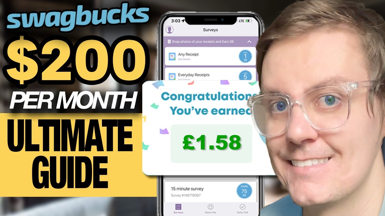 ЗАРАБАТЫВАЙТЕ 200 ФУНТОВ СТЕРЛИНГОВ В МЕСЯЦ С SWAGBUCKS (СОВЕТЫ / ХИТРОСТИ / ЛАЙФХАКИ 2025 ГОДА)