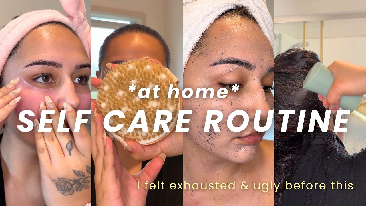 my self care routine for LOW energy days 💫 + skincare tips from a former skin tech!