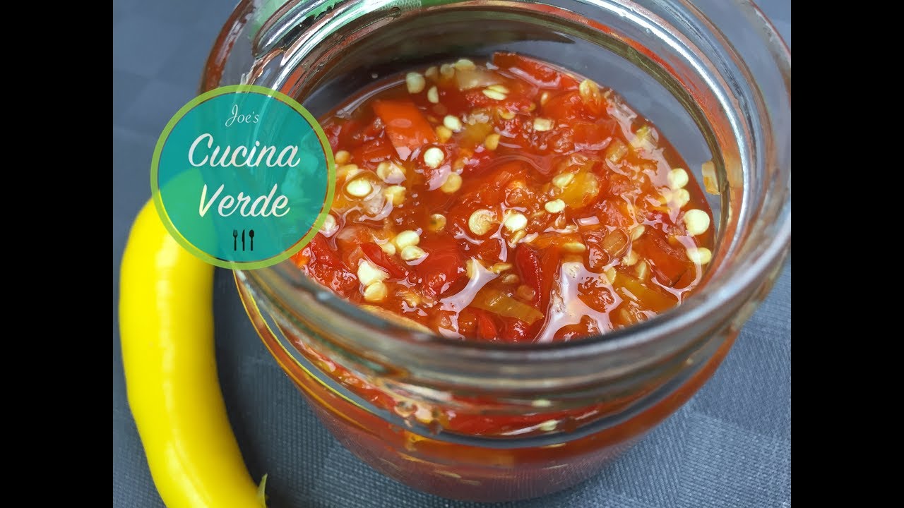 S&uuml;&szlig; scharfe Chili Sauce mit 4 Zutaten - Rezept