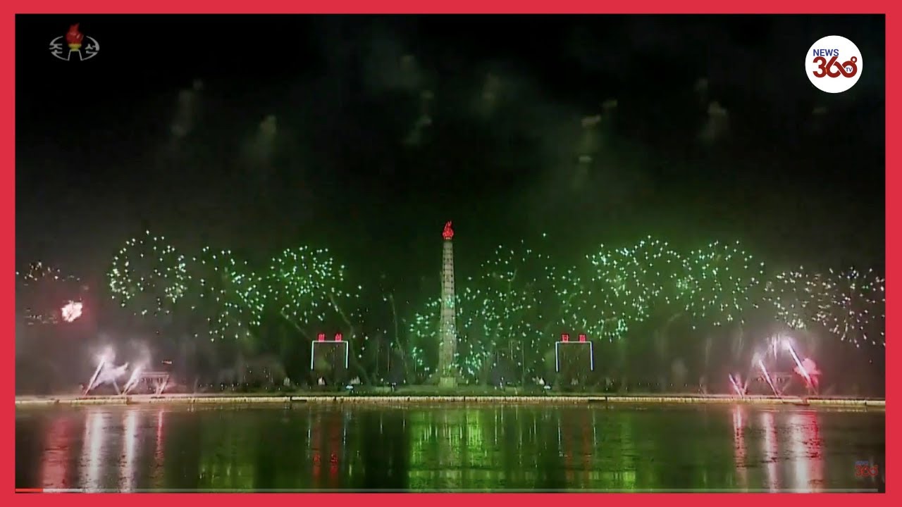 New Year's 2022: North Korea celebrates with fireworks display in Pyongyang- News 360 Tv