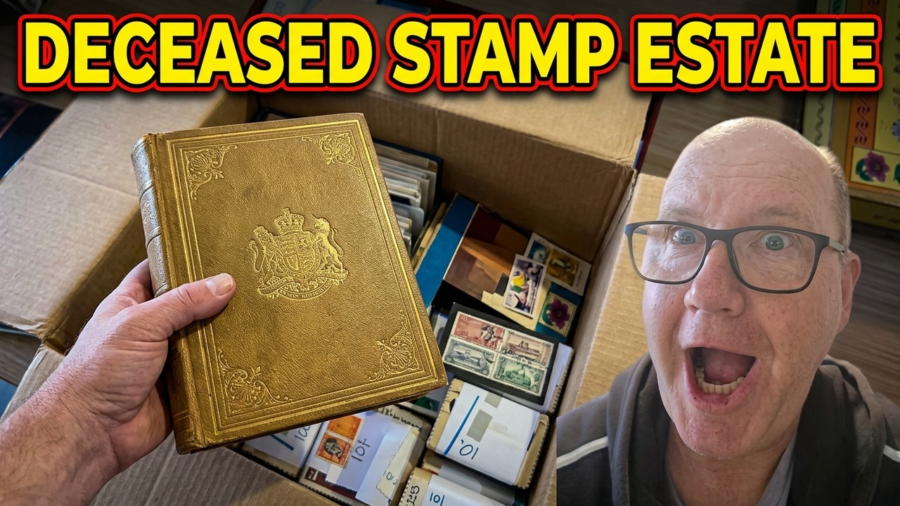 I Searched a Deceased Estate Stamp Auction and Found Hidden Gems