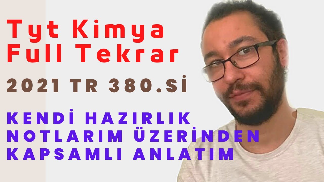 TEK A4 SAYFASINDA TYT KİMYAYI HALLET (DERECE ÖĞRENCİSİNDEN TYT KİMYA FULL TEKRAR)