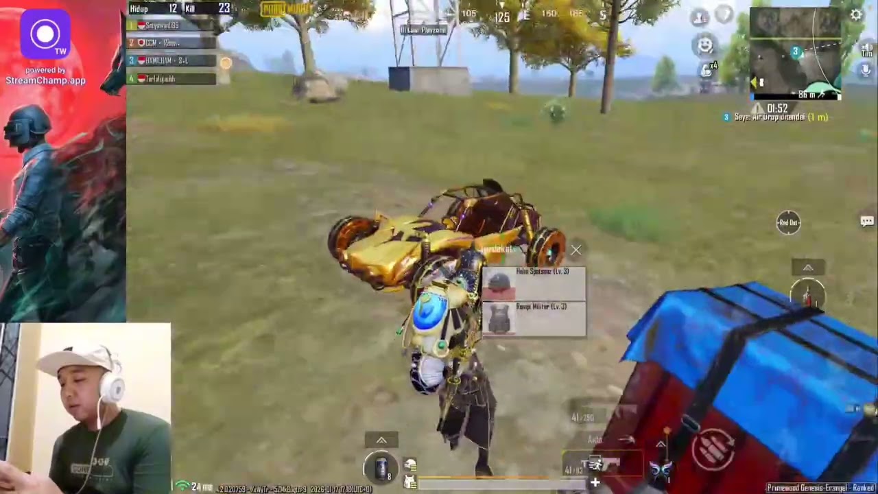 Hujan di malam hari kocak #pubgmobile 
