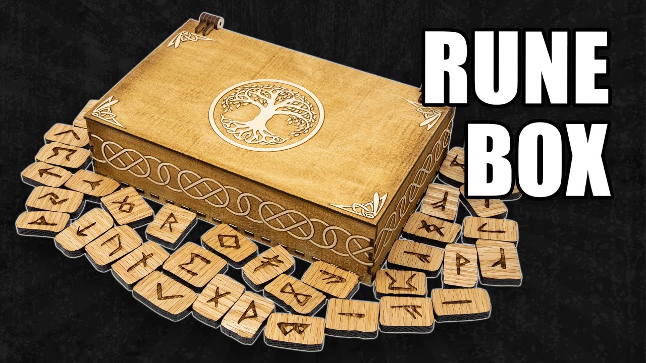 Making a Nordic Rune Box with Wooden Runes