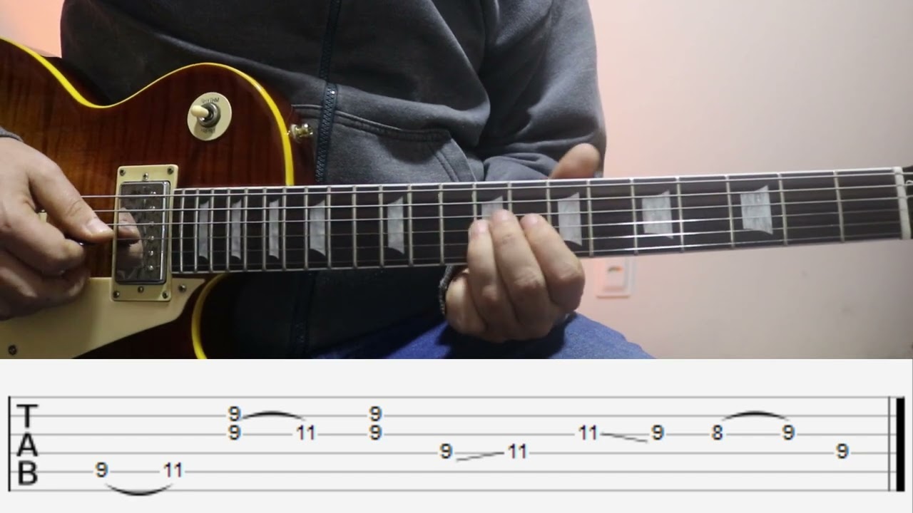 Overkill Menatwork - Solo de Guitarra com Tablatura