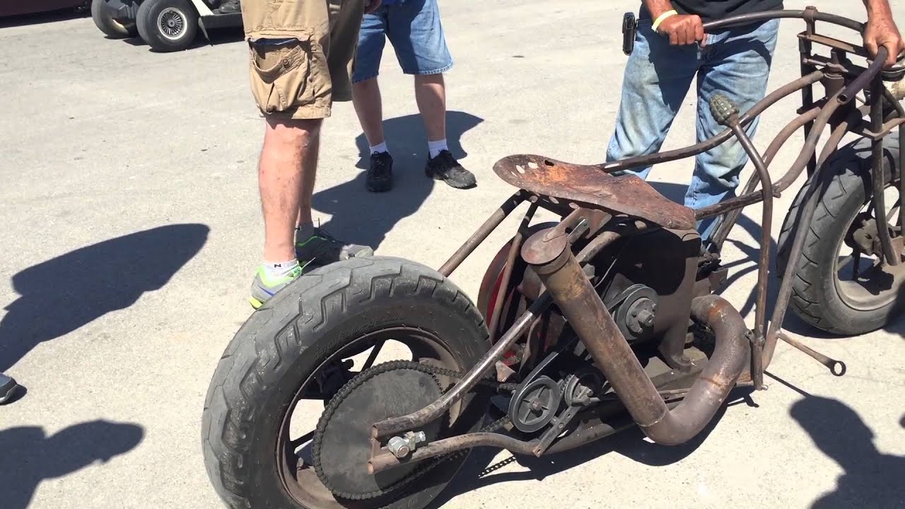 Redneck Rumble 2015 International Harvester Rat Bike Chopper
