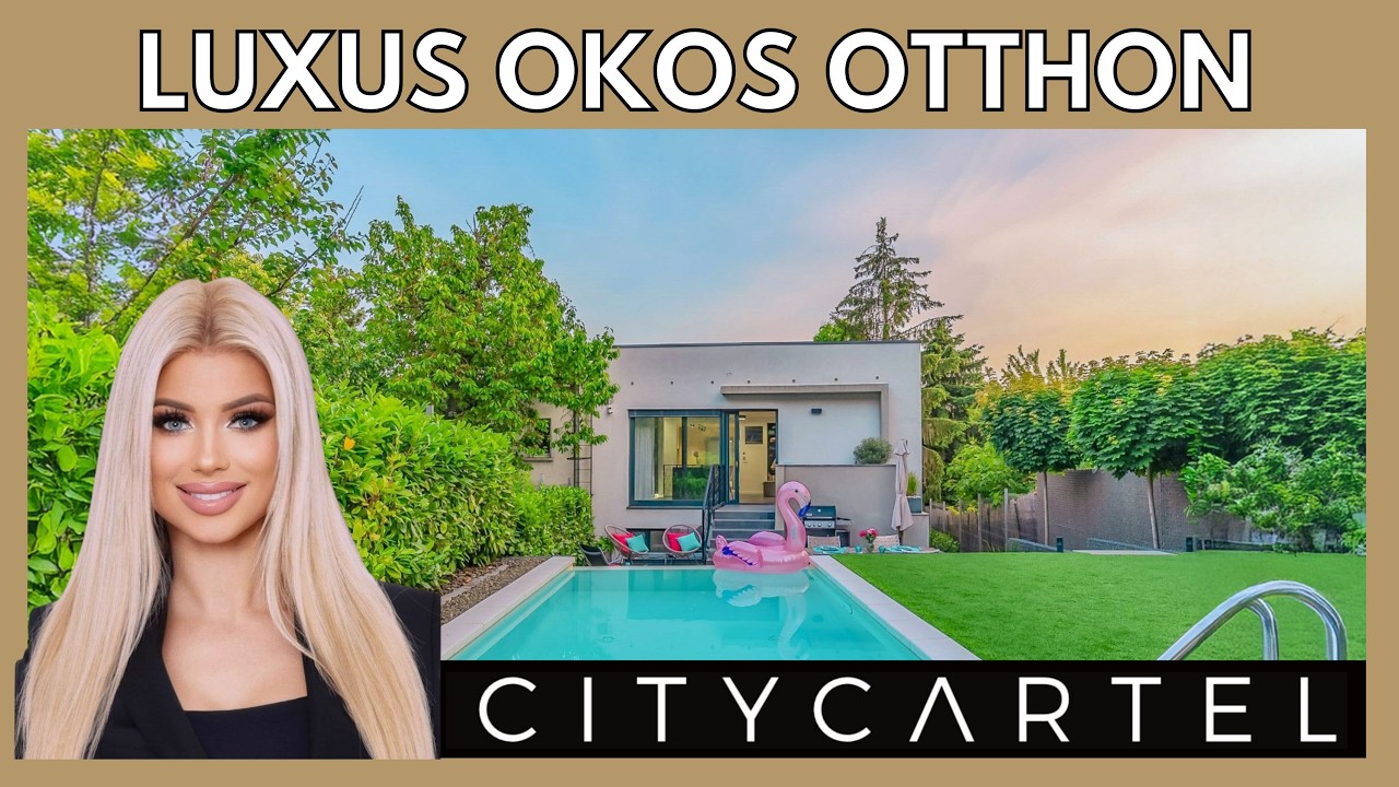Medencés luxus okosotthon -Luxury Smart Home with Swimming Pool