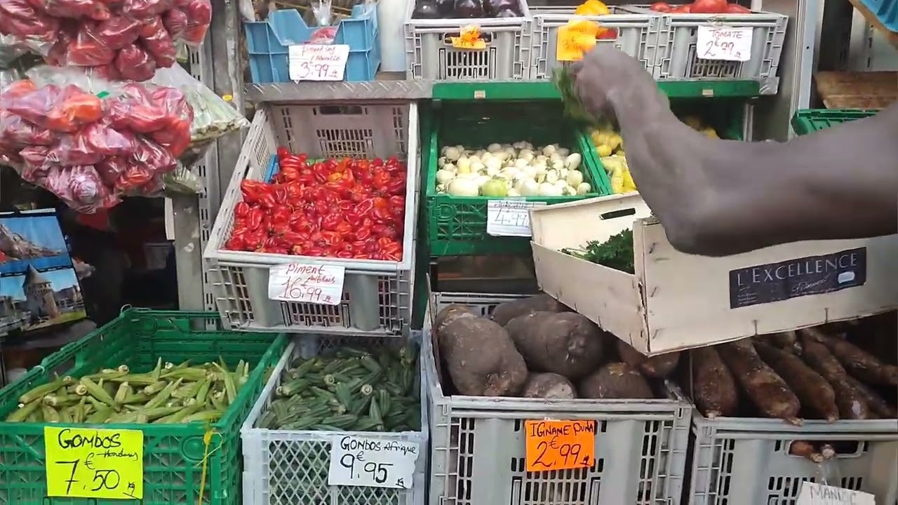 Le marché africain à Paris