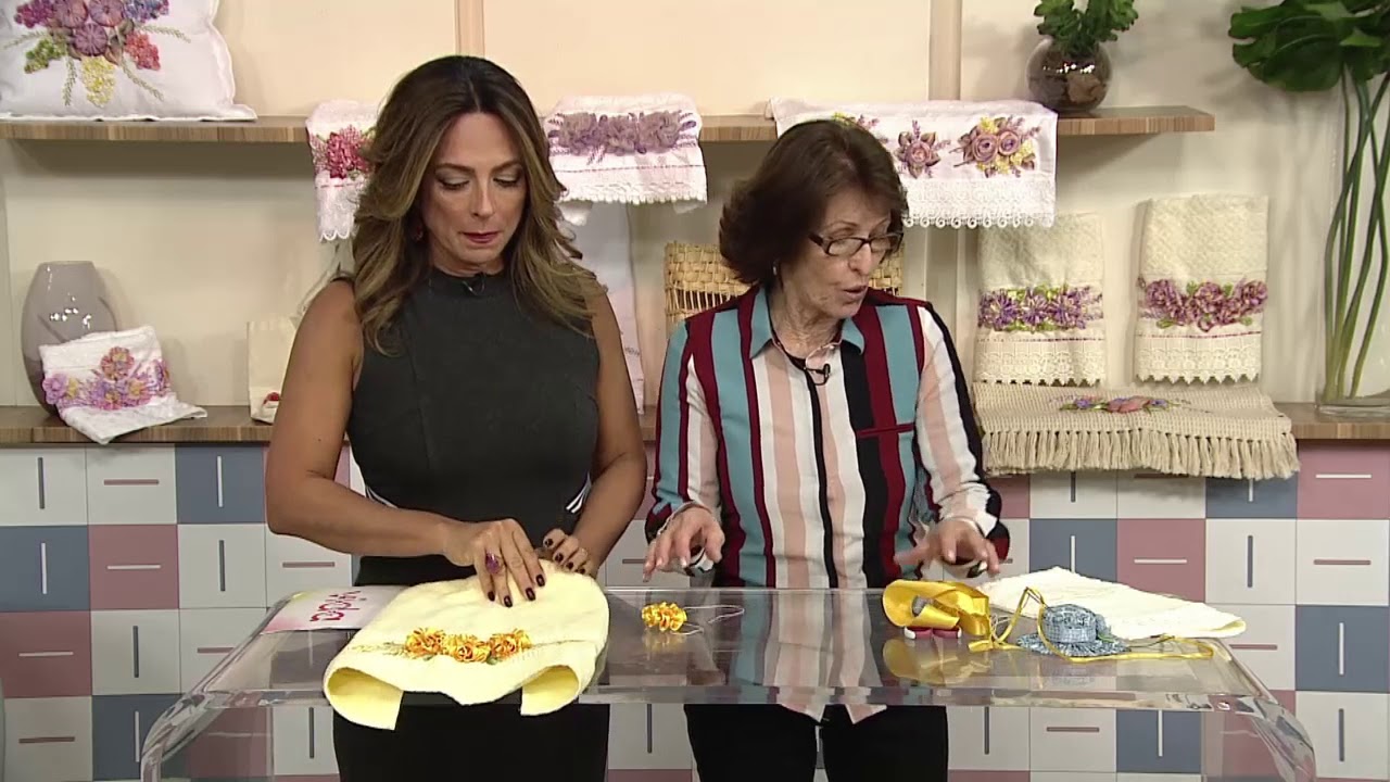 BORDADO COM FLORES DE CETIM - 18/04/18