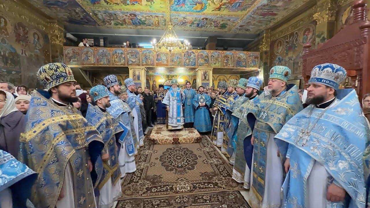 Божественная литургия в храме Сретение Господня г. Одесса