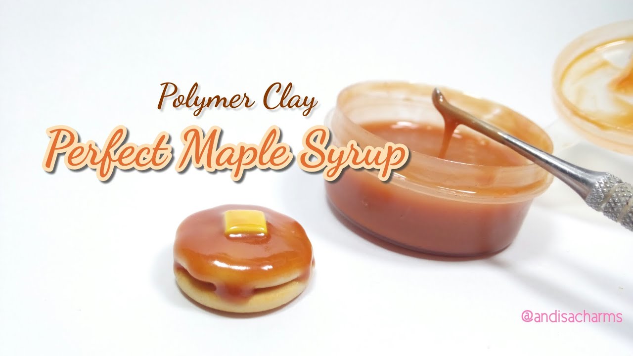 Polymer Clay Maple Syrup : Clay Tutorial : Fimo Liquid : Caramel Tutorial : Food Charms
