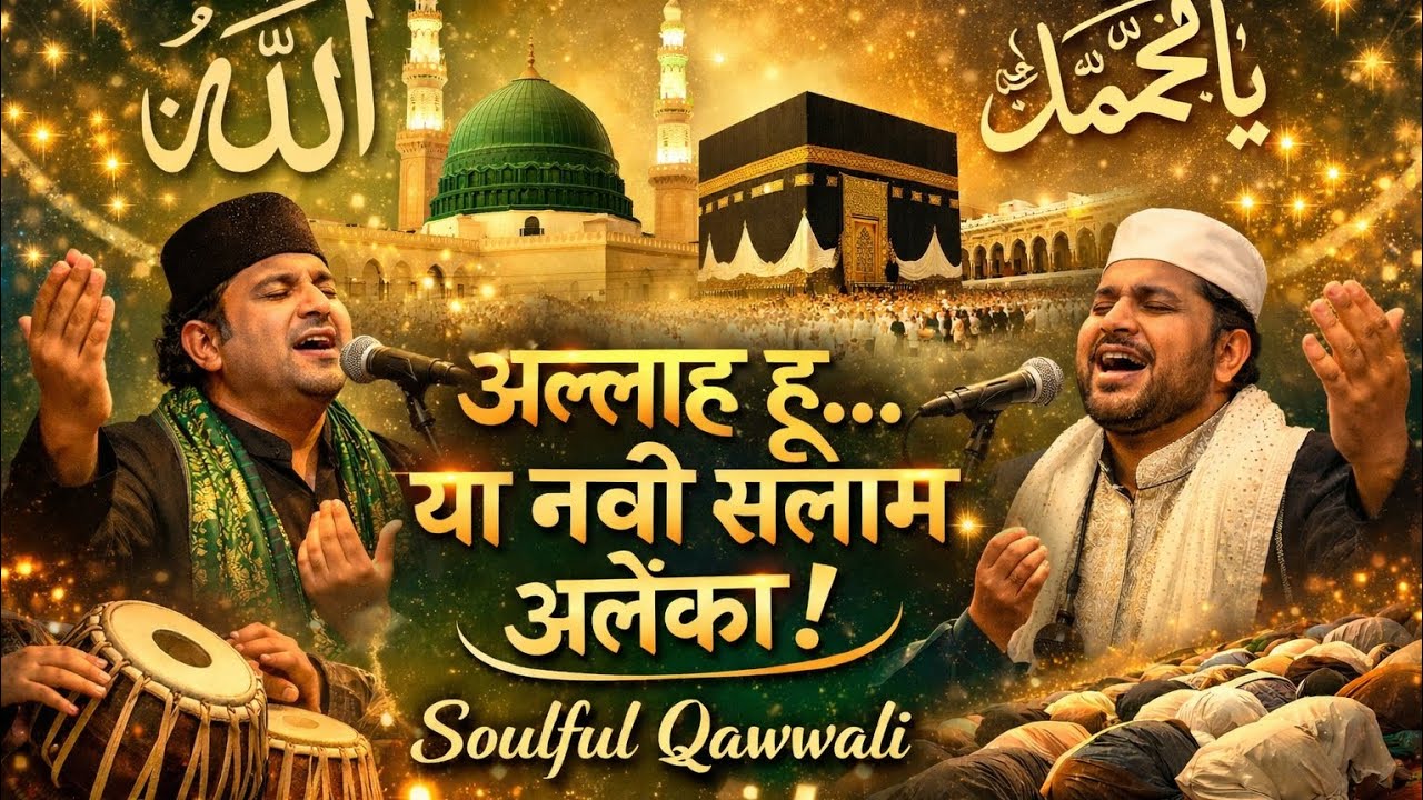 Allah Hu Ya Nabi Salam | Soulful Islamic Qawwali | Ya Muhammad ﷺ | Heart Touching Naat Qawwali