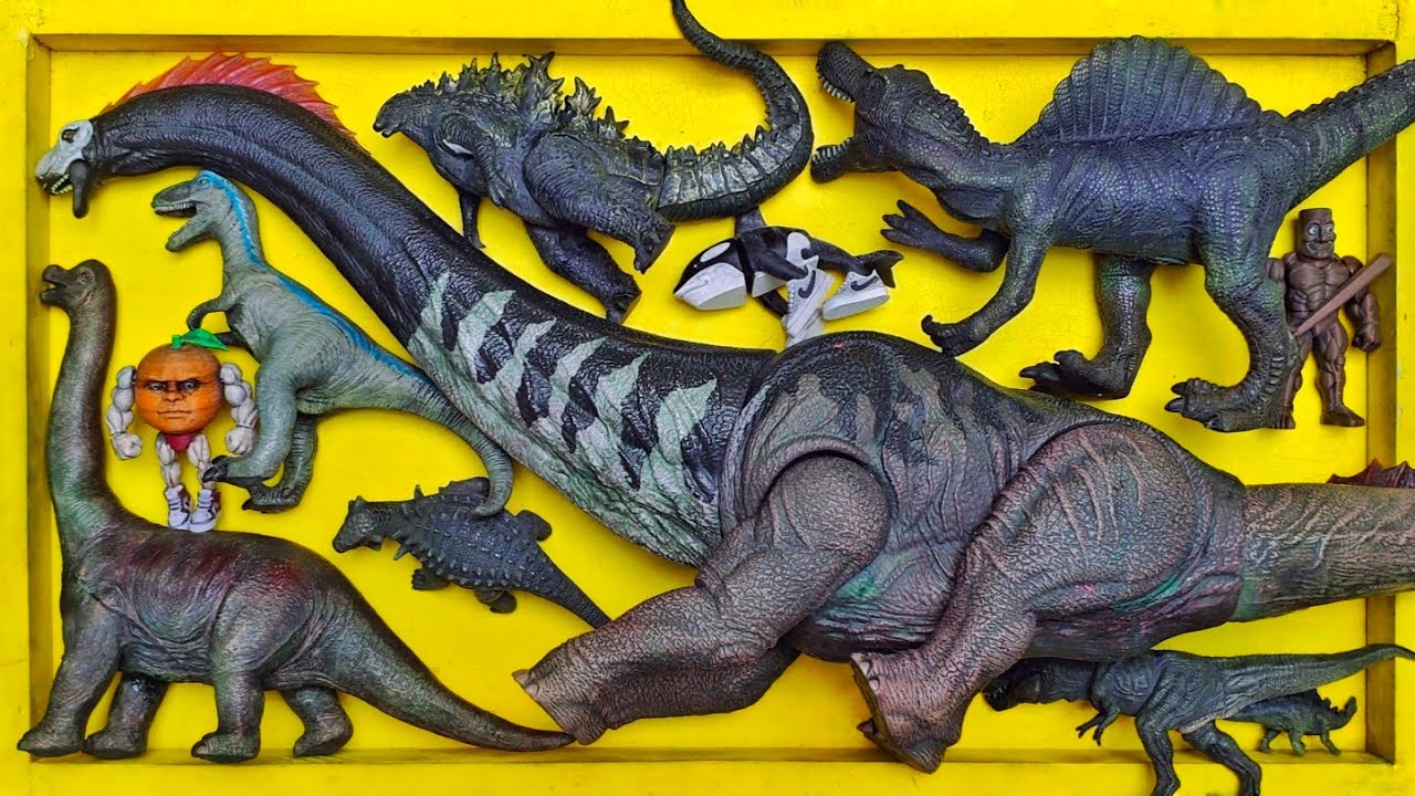 Dinosaurus Jurassic World Dominion: T-rex/ Brachiosaurus/ Skibidi/ Spider-Man/ KingKong/ KingGidorah