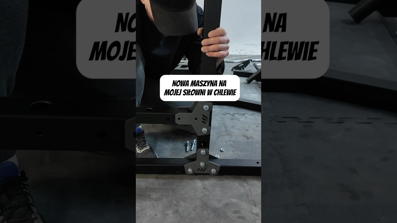 Nowa maszyna za 2000zł na mojej domowej siłowni 💪 #domowasilownia #trening #reklama