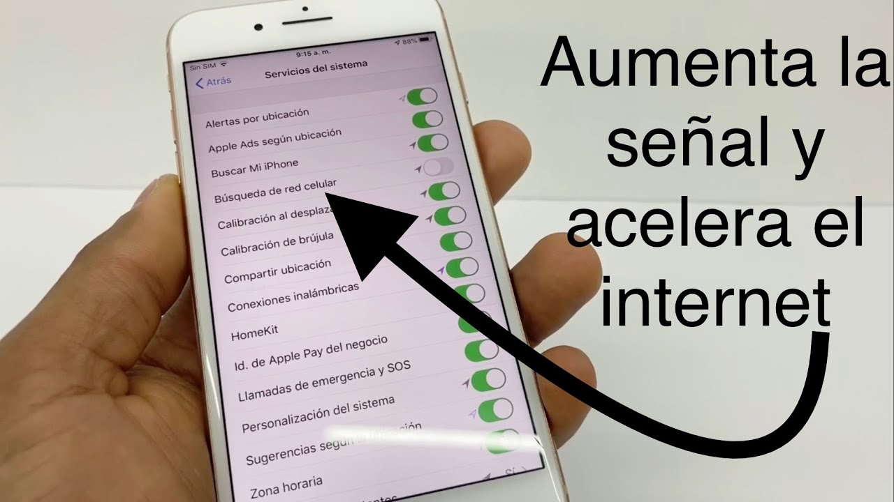 Acelera el internet en iPhone / Aumenta la señal iPhone
