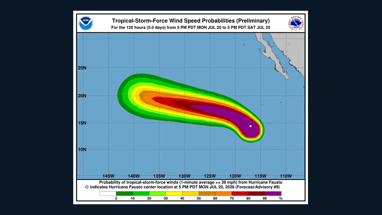[OUTDATED - see latest] Storm Update: Fausto &mdash; TropicalInfo