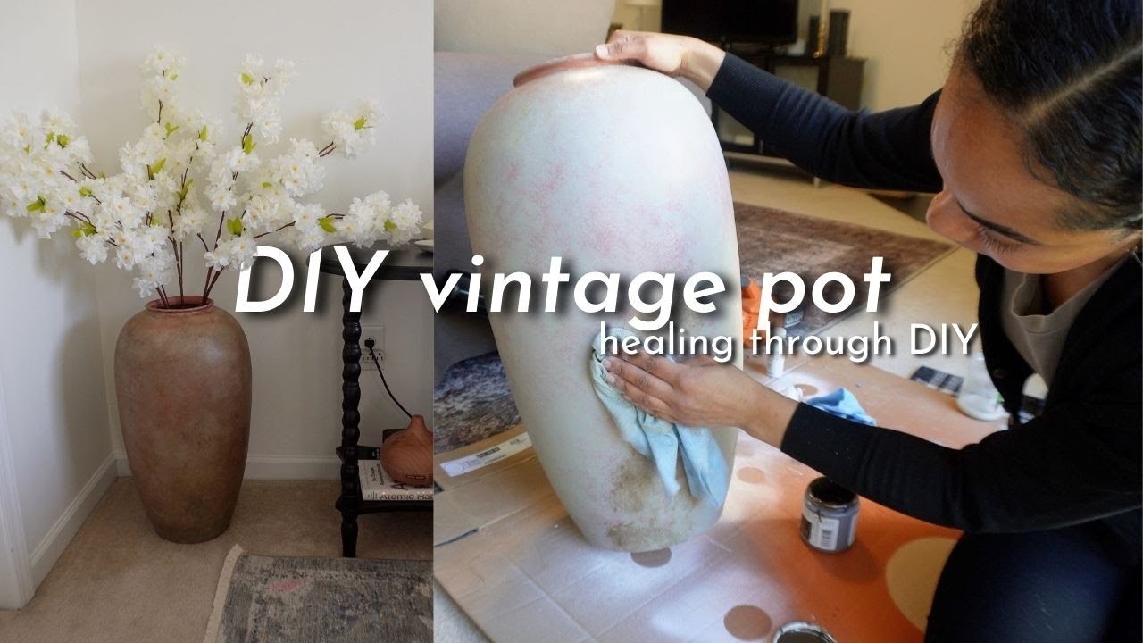 DIY vintage pot | healing through diy