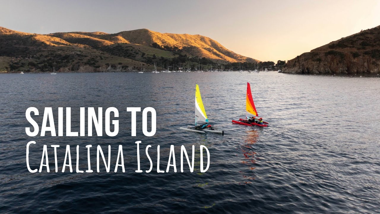 Sailing to Catalina on a Hobie Tandem Island