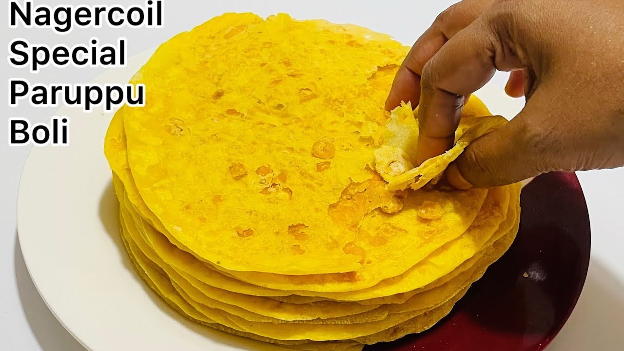 Dussehra Special Sweet Recipe Paruppu Poli | Poli which melts in your mouth 