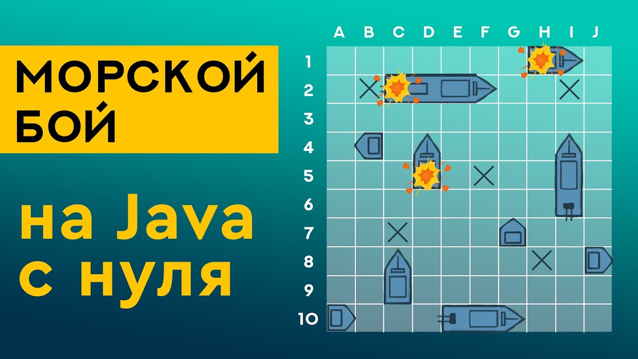 Создание игры Морской Бой на Java с нуля. Часть 1