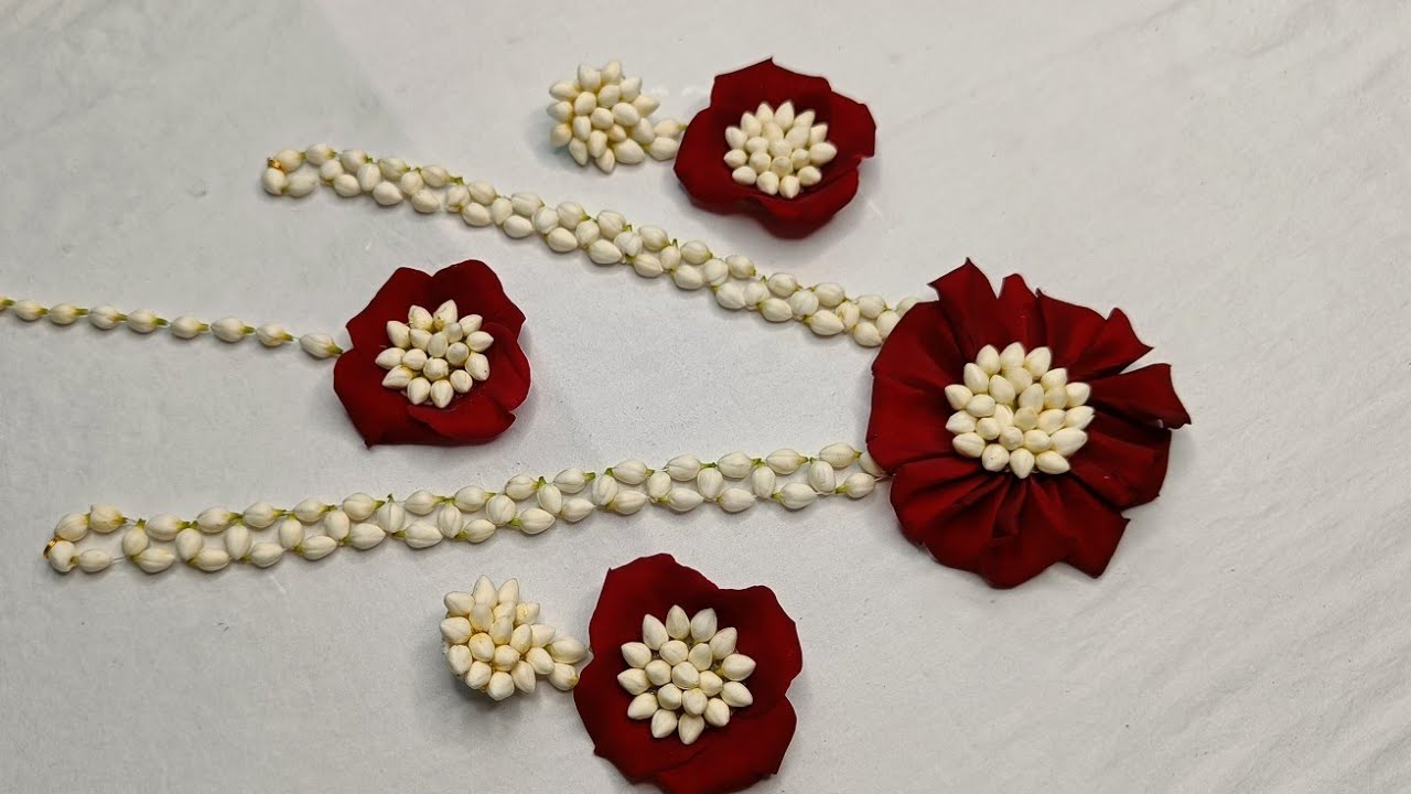 fresh flower jewellery making at home || real flower jewellery making || flower jewellery at home ✨✨