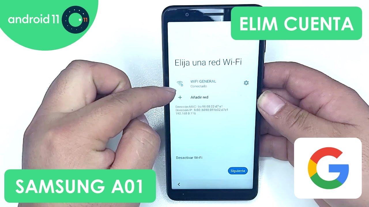 Quitar Cuenta de Google Samsung Galaxy A01 Core | Android 11