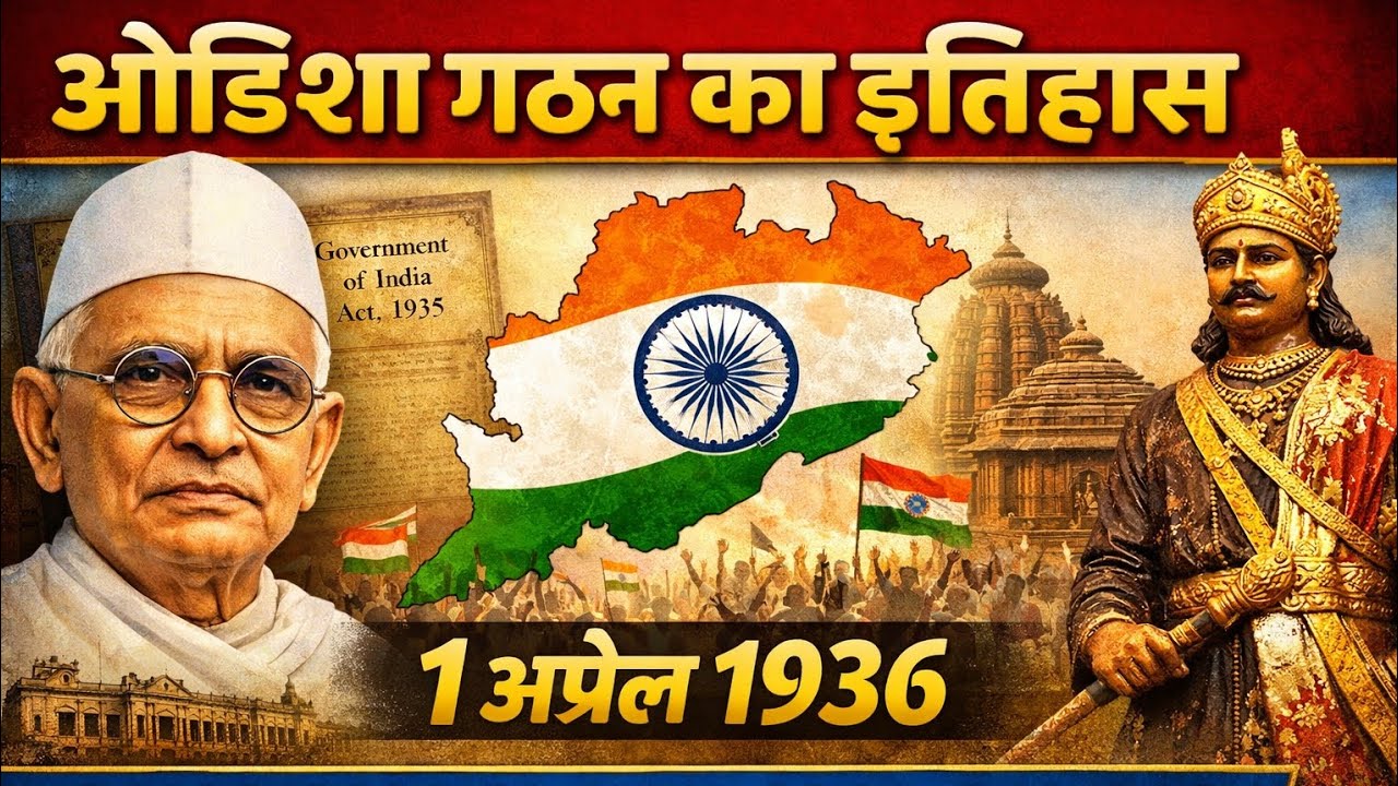 History of Formation of Odisha | 1 April 1936 | OSSSC OSSC RI AMIN OPSC OCS ASO (HINDI)