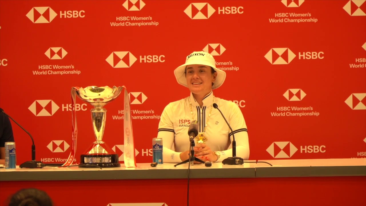 Hannah Green Winner Press Conference 2024 HSBC Women's World Championship © LPGA Tour