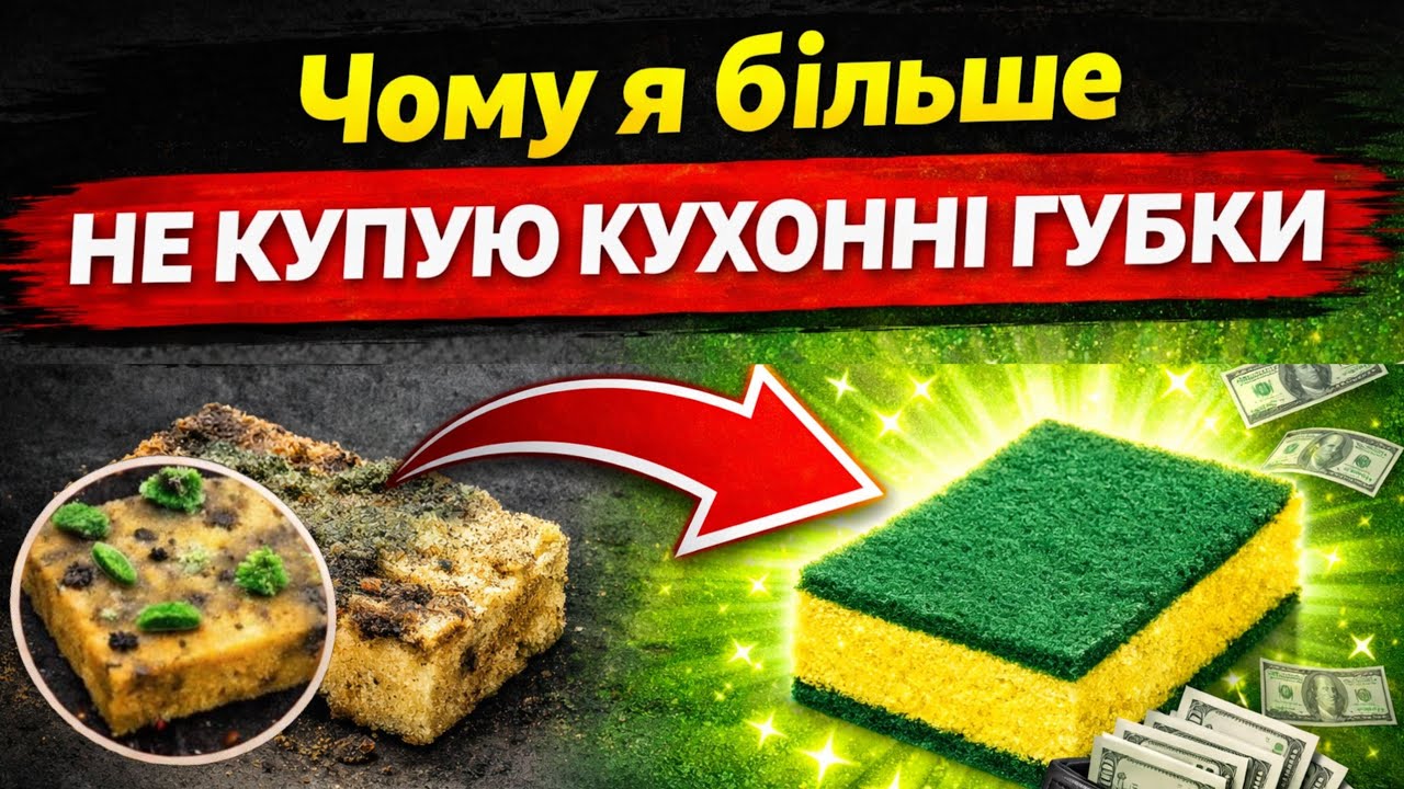 Перестав КУПУВАТИ ГУБКИ після цього способу!