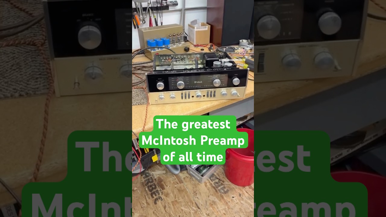 McIntosh C22 Vintage Tube Preamplifier --- The Greatest McIntosh Preamp of All Time?