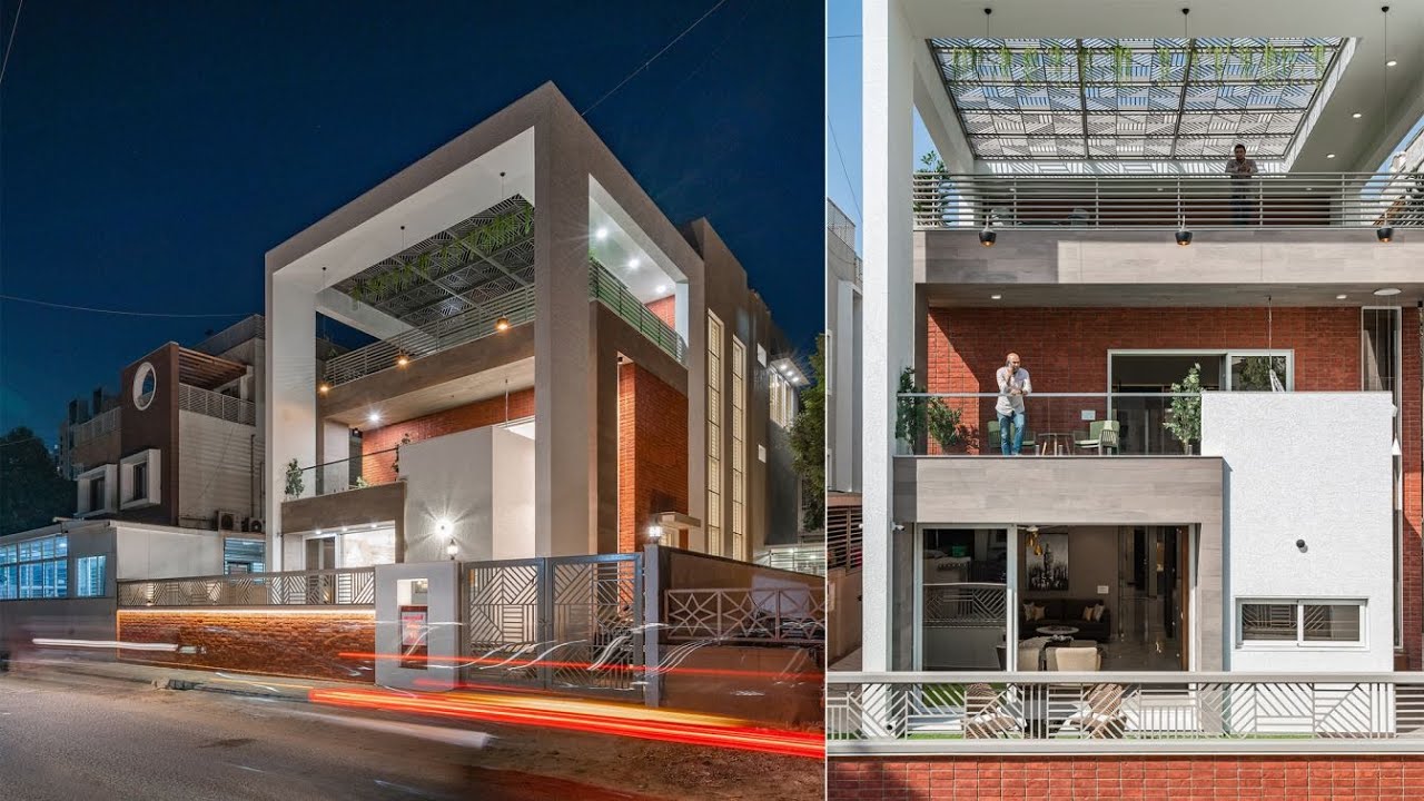 The shaded house in #Ahmedabad, #India by Prashant Parmar Architect / Shayona consultant