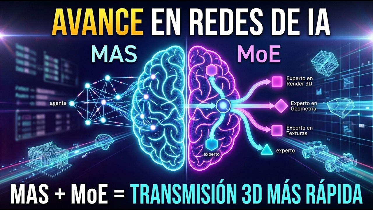 Optimización de redes de IA generativa mediante marcos MAS y MoE