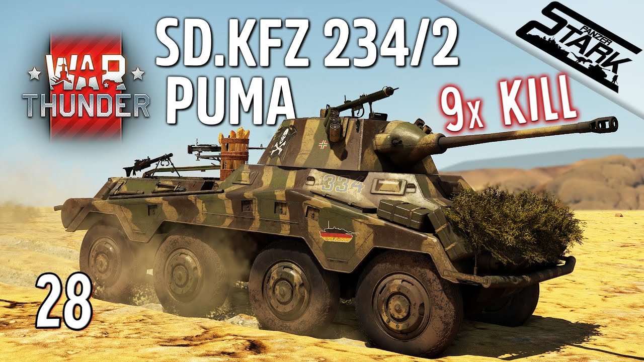 War Thunder - 28.Rész (Sd.Kfz 234/2 Puma, Legjobb Tier II-es?) - Stark