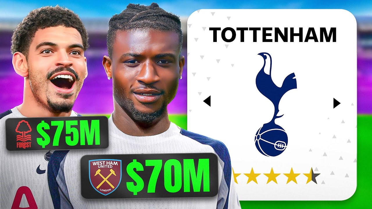 I Rebuild TOTTENHAM With Their Amazing NEW TRANSFERS!