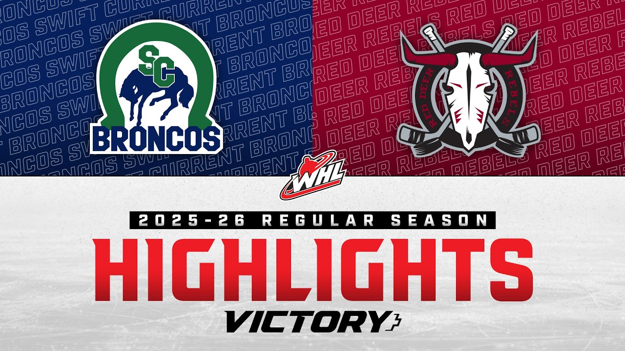 Swift Current Bronco at Red Deer Rebels 02/28 | WHL Highlights 2025-26