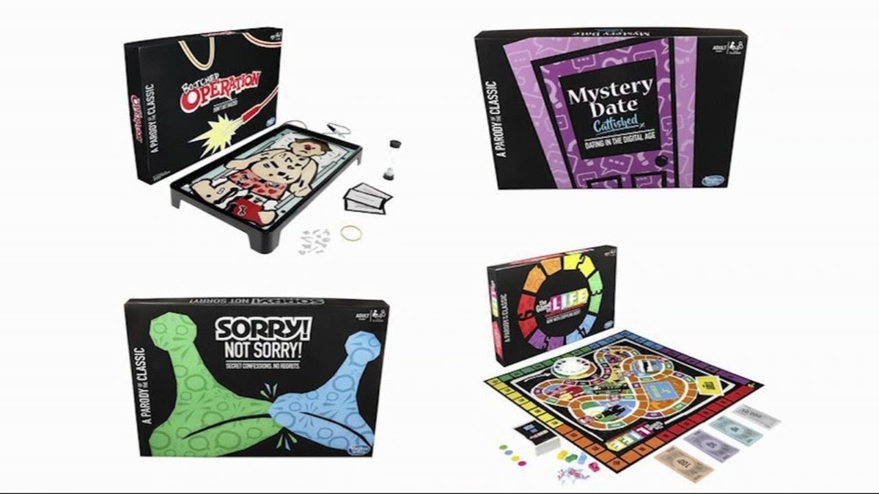 Hasbro releases parody versions of classic games