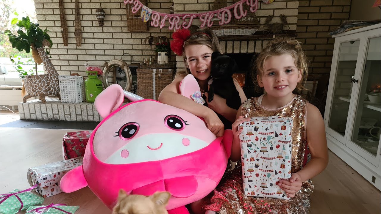 DEL 2🙂MALLE 11 ÅR🇩🇰FØDSELSDAGSGAVER & FÅR DE STORE UDENDØRS🎁😀