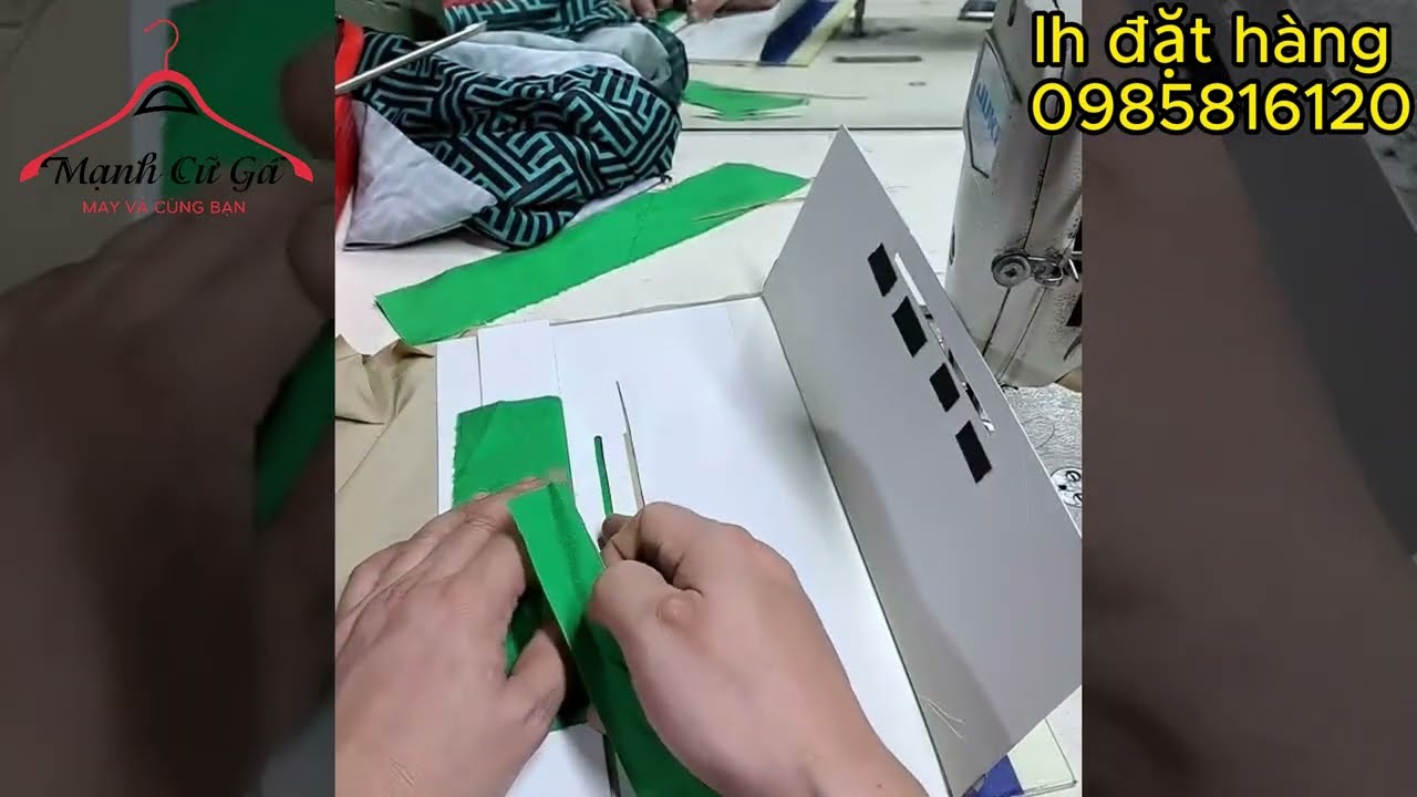 may cơi túi sau 1 viền bằng rập cải tiến hướng dẫn chi tiết nhất cho người mới | MẠNH CỮ GÁ