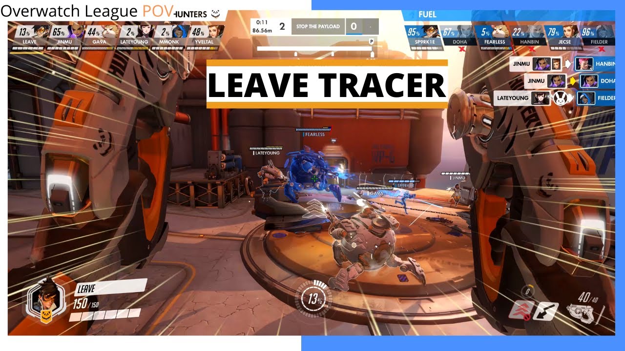 LEAVE TRACER POV | Winners Semifinals - Summer Showdown | Hunters vs Fuel | OWL Season 2021