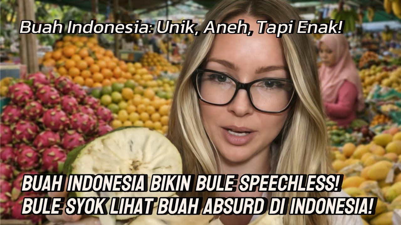 Indonesia Surga Buah Dunia! Para Bule Kaget Lihat Buah-Buah Unik & ‘Absurd’ Ini!