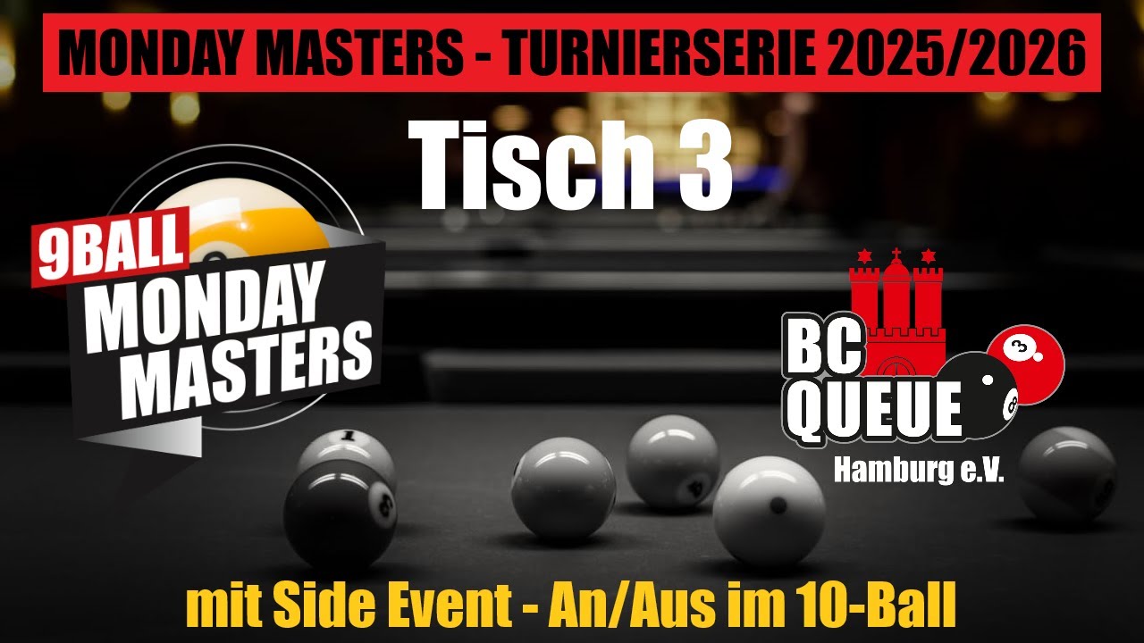 Tisch 3 - 16.02.26 - Monday Masters - Turnierserie 2025/2026