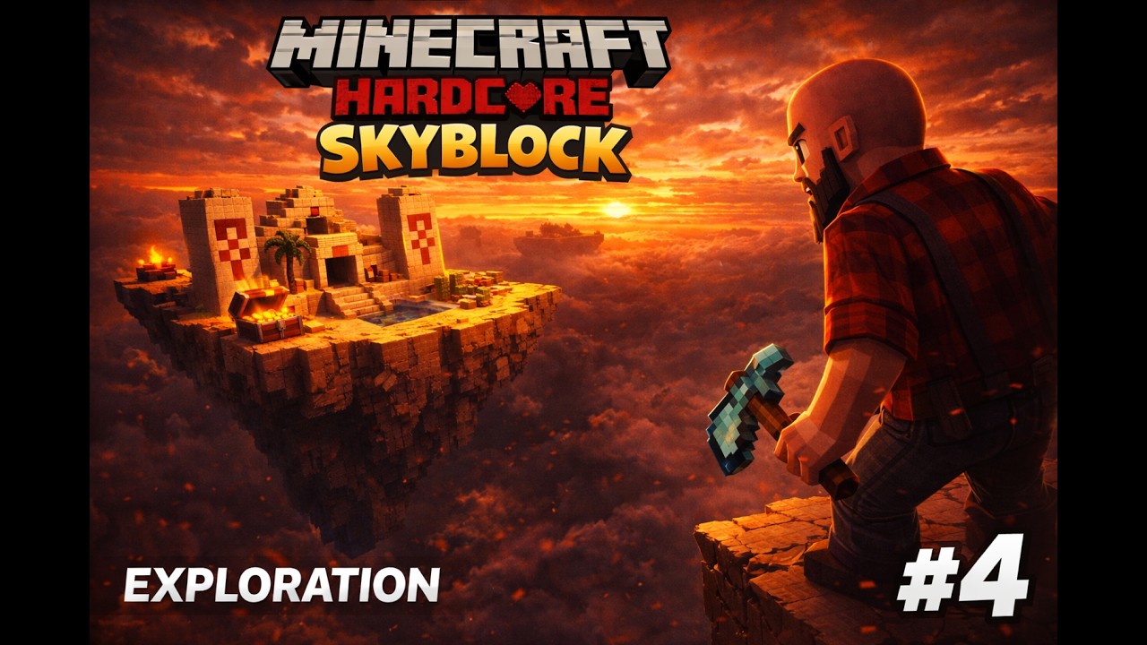 EP 4 – Explorer plus loin que prévu - Skyblock Hardcore