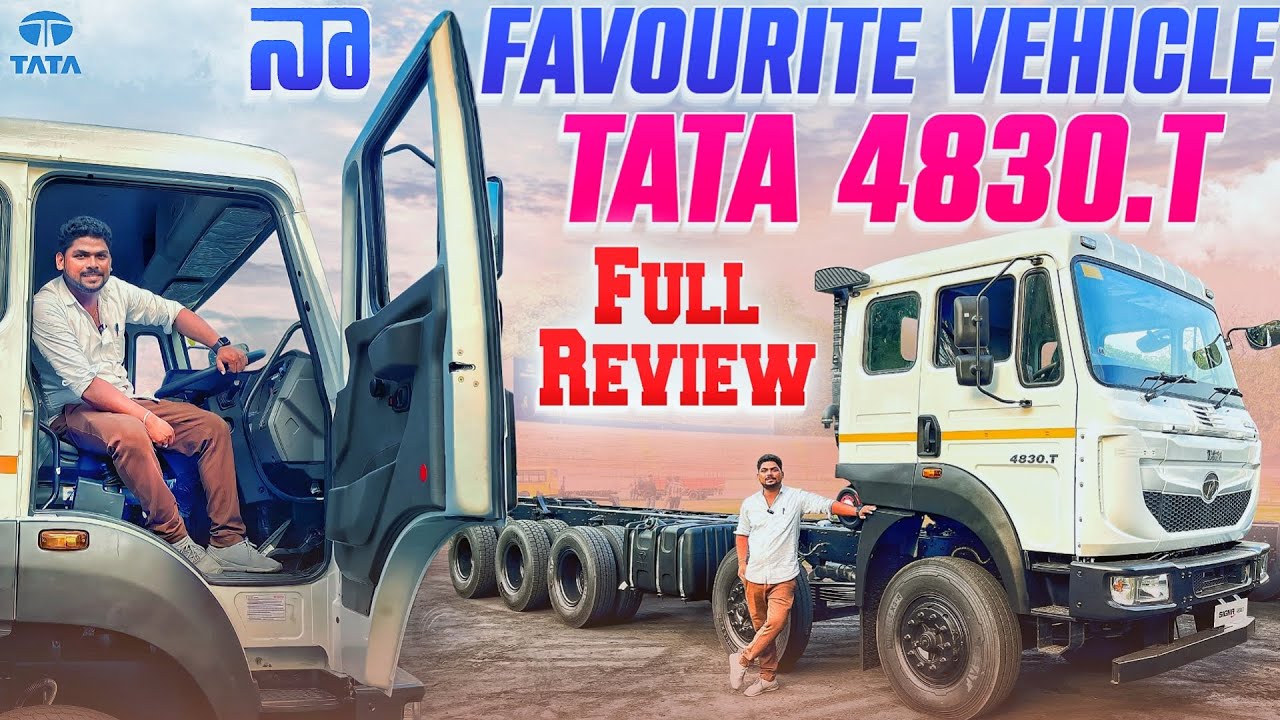TATA SIGNA 4830.T Naa Favourite Bandi Full Review and Specifications @TeluguTruckVlogsHarish