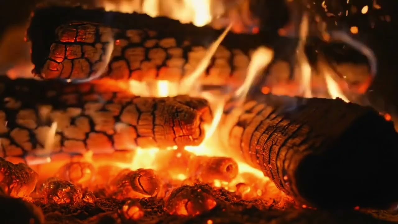 ASMR Cozy Fireplace 🔥 Relaxing Fire Sounds for Sleep & Calm Mind