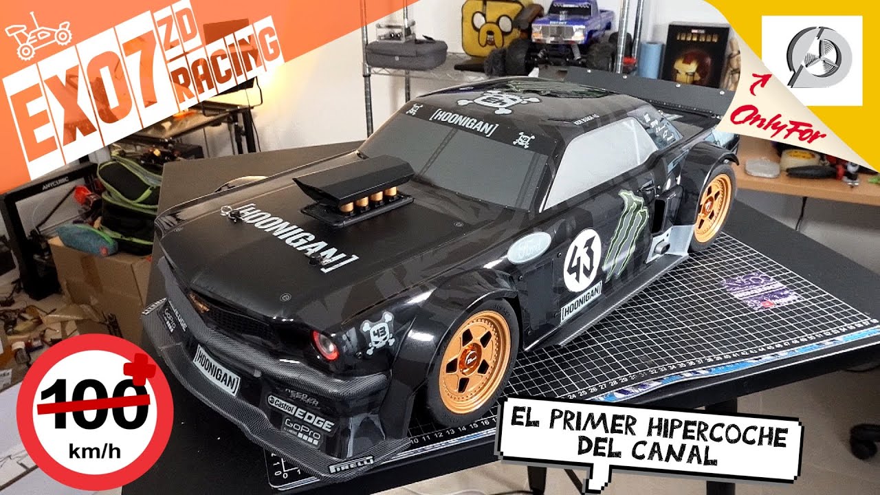 El carro de RC mas Rápido y costoso que he probado en el canal EX07 ZD Racing Hoonicorn |DRONEPEDIA