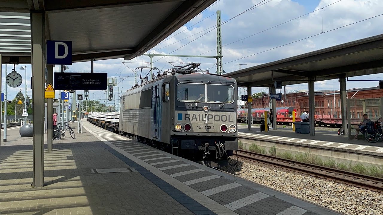 Zugdurchfahrten in Wittenberge (Juli 2025)