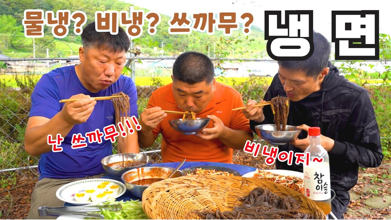 [시골먹방] 물냉? 비냉? 쓰까무? 입맛대로 만들어 먹는 냉면 먹방 [Cold noodles]/MUKBANG/EATING SHOW