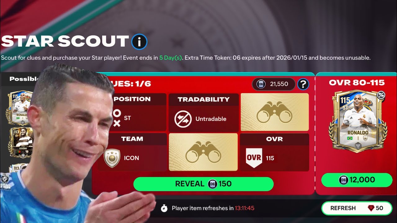 Можно ли получить карту OVR 115 от нового STAR SCOUT?! #fcmobile